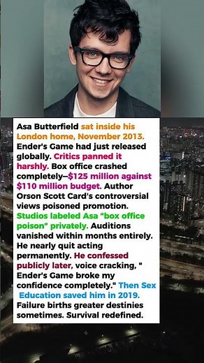 Asa Butterfield's Ender's Game Crashed Brutally—One Box Office Flop Almost Erased Him