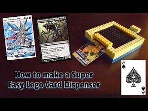 How To Build a LEGO Card Dispenser (Quick & Easy) DIY #TeamSeas