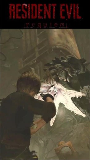 RE9: Leon Gets Strangled by Giant Alien Plant – About to Eat His Head?! 😱🩸 4K