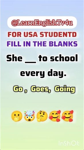 snc English | Fill in the Blanks | Basic English Grammar | Easy English for Students