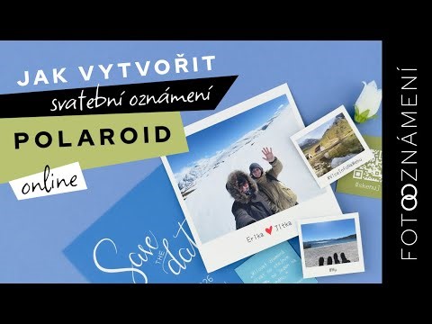 Save the date POLAROID | Úprava v online editoru