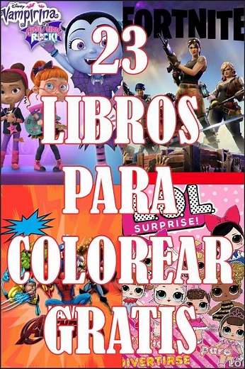 23 Libros Para Colorear GRATIS | Dibujos para Niños. 23 Coloring Book