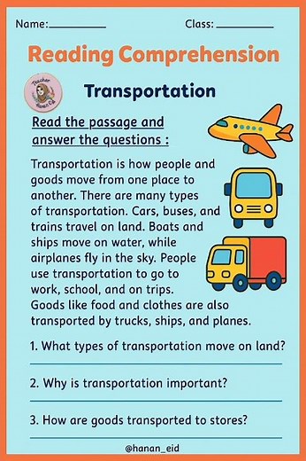 Let’s Talk About Transportation! | Fun Reading Questions for Kids