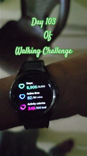 6,900+ Steps Indoors - Day 103 (Galaxy watch 6 ⌚️ Classic)#galaxywatch6classic #100daychallenge