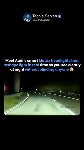 Audi’s Matrix Headlights That Let You See at Night Without Blinding Anyone 🤯