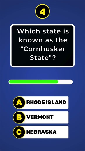 Quick Quiz on U.S. State Nickname! Good Luck!