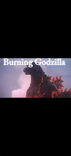 Burning Godzilla vs thermal nuclear Godzilla