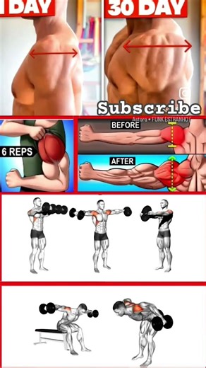 GYM Shoulder Exercises💪At Home 🙏 #gymworkout