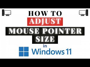 How to Adjust the Mouse Pointers Size in Windows 11 👍 Easy Tutorial