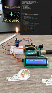 59K views · 161 reactions | Flame Sensor System with Arduino Uno using LCD Display #science #electronics #engineering #diyprojects #electronica #education #electronicsengineering #arduino #DIYEnthusiast #electronicprojects | Upload Ideas with Itamar | Facebook