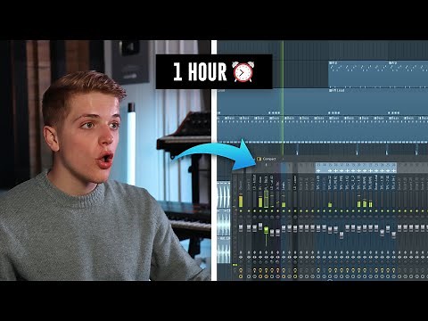 Making A Full Melodic Techno Track in 1 HOUR (Full Process)