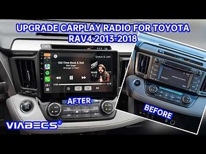 ViaBecs 2013-2018 Toyota RAV4 Radio Upgrade | Wireless CarPlay Android Head Unit Install