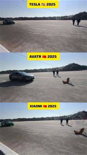 Tesla vs AVATR vs Xiaomi – AEBS Test