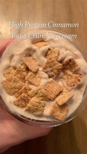 High Protein Cinnamon Toast IceCream #shorts #icecream #cinnamon