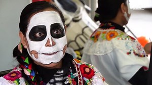 Woman Transforms Into La Catrina for Dia de los Muertos