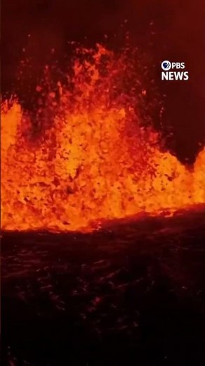 WATCH: Icelandic volcano erupts for seventh time in a year