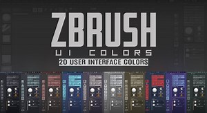 ZBrush UI Colors: User Interface Colors