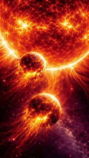 Sun vs. Red Giant: The Future Showdown! ☀️🌌 #sun #redgiant #space #astronomy #scienceshort #universe