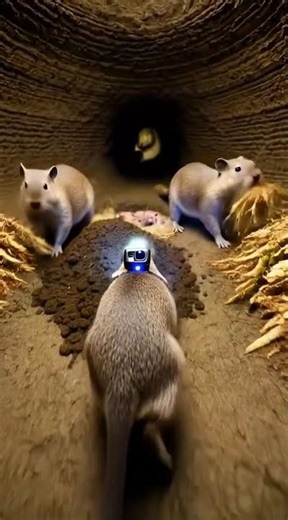 “Secret Tunnels: A Gopher Colony Revealed”