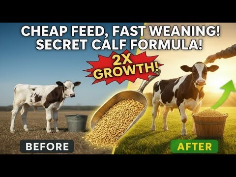 This $5 Calf Feed Formula Doubles Growth — Farmers Can’t Believe It