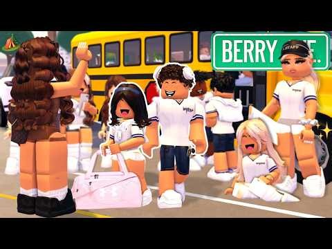 DROPPED OFF FOR CAMP! OUR WHOLE MIDDLE SCHOOL BUS RIDE TURNS INTO DRAMA... *VOICED* BERRY AVENUE