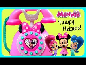 Minnie’s Happy Helper’s Phone! Disney Jr Mickey & The Roadster Racer Toys!