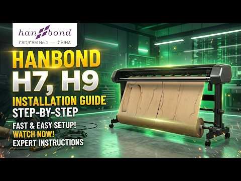 HAN BOND H7 & H9 Complete Setup & Installation Tutorial 🏭 #hanbond #mascotmachinery