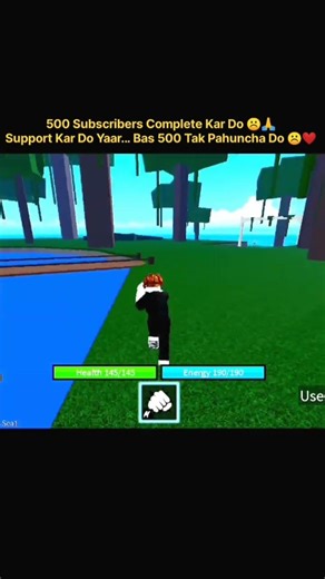 500 subscriber almost complete 🙂 thank you so Much guy. ♥️❤️ #shorts #roblox #gamingshorts