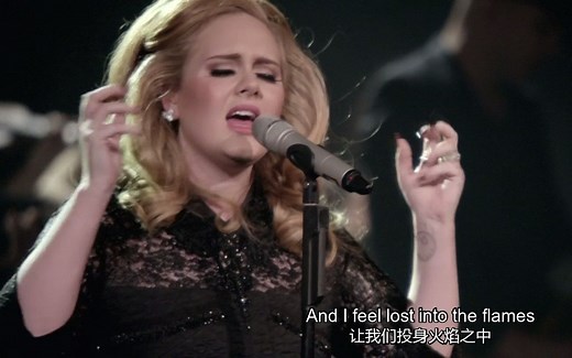 阿黛尔 Adele - Set Fire To The Rain 皇家阿尔伯特音乐厅2011【 中英字幕1080p 高码率】