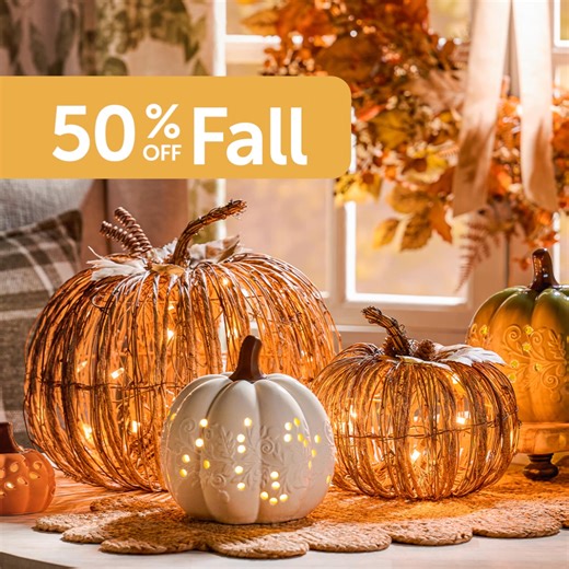 Decorate your home this season! Shop 50% select off fall decor at Hobby Lobby®. 🍁 | Hobby Lobby