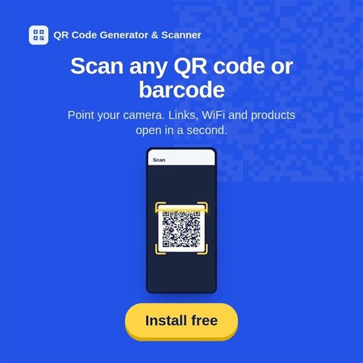 QR Code Generator & Scanner: Scan Any Code Instantly
