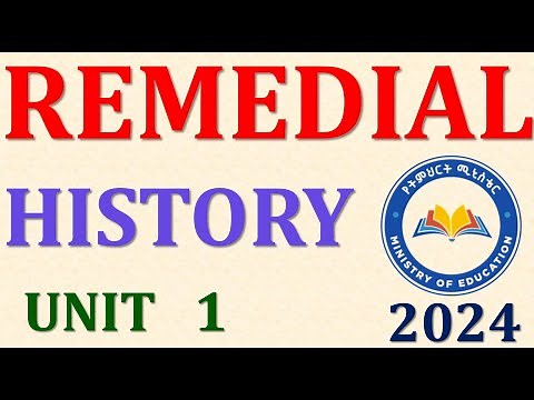 REMEDIAL HISTORY UNIT 1