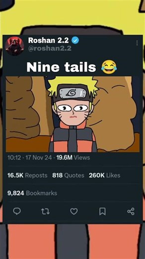 Nine tails 😂#shorts#dhurandhar#animeparody