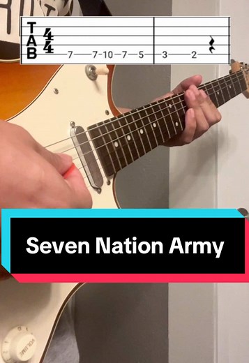 Learn to Play Seven Nation Army on Electric Guitar