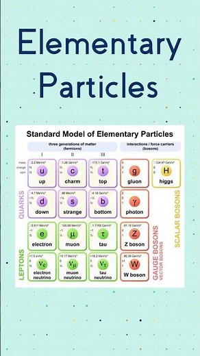 What are Elementary Particles, Quarks, Leptons, and Bosons? #physics