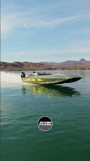 Wide Open Throttle to Desert Storm Lake Havasu. AMP 35 Cat fly by!
