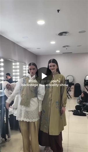 Editing our models’ backstage like a reality show — manufacturing drama where professionalism actually exists. In the drama show 😄: ✨Vera, Alena, Alima, Masha, Saira and Theresia✨ for Bath Body… | F Models International