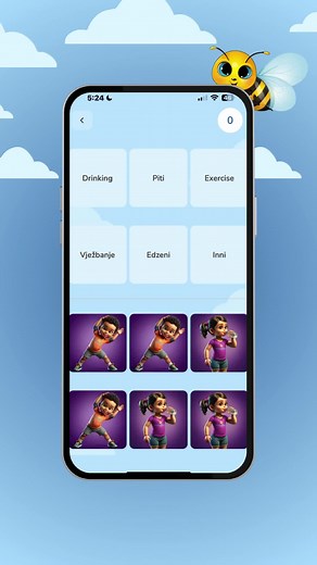 💧🏃‍♂️ Match the word, build the habit! The matching game makes learning healthy habits vocabulary fun and interactive! Kids connect words like drinking water, exercising, and brushing teeth with images—reinforcing good habits while building their vocabulary. 🔗 Try it now at www.everylingo.app #EveryLingo #VocabularyBuildingApp #SpeechAcquisition #MultilingualKids #BilingualParenting #MatchingGame #HealthyHabits