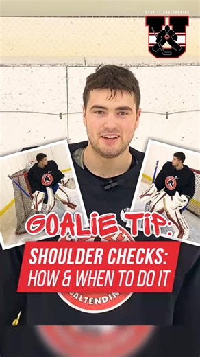 Ever notice how elite goalies always seem to know where EVERY player is? It's not luck. Proper shoulder checking is the secret weapon some goalies overlook, but it's what separates average goalies from dominant ones. Three key moments when shoulder checking is critical: 1️⃣ When the play is developing - quick glances to track threats 2️⃣ When you're establishing position - ensure no one is sneaking in 3️⃣ When a player has the puck behind the goal line - this is your chance to scan The trick is 