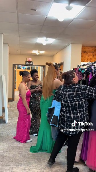 Prom season loading… 👑✨ Storm Sister Project had such a great time at A Princess’s Closet 2026 Prom Dress Giveaway. The dresses were beautiful, the energy was amazing, and the girls showed up ready for prom season. Our photo booth was a hit too 📸 Already excited for next year 💙 #P#PromSeasonS#StormSisterProjectG#GirlsSupportingGirlsCommunityLove