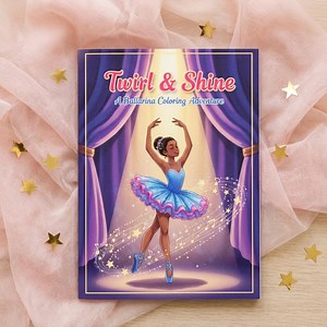 Ballerina Coloring Book for Kids: Twirl & Shine, 25 Pages (digital Download) - Etsy UK