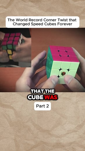 Revolutionary Corner Twist Technique for Speed Cubing