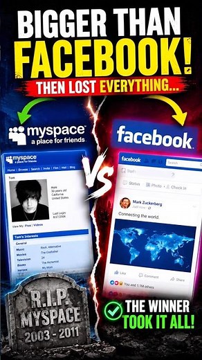 MySpace Was Bigger Than Facebook... Then Lost Everything 😳