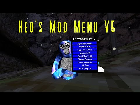 Heo's Mod Menu Full Review! (Gorilla Tag)