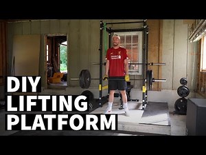Building a DIY lifting platform in our Garage Gym