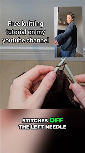 How to knit a sweater step by step #knittingtutorial