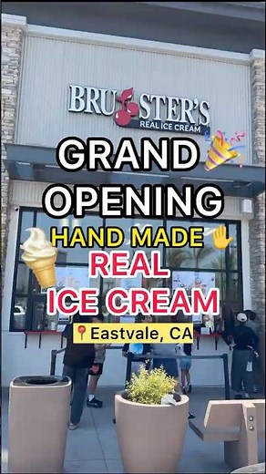 Grand Opening Deals at Bruster’s Ice Cream 🍦 $3 Cups & $4 Waffle Cones!