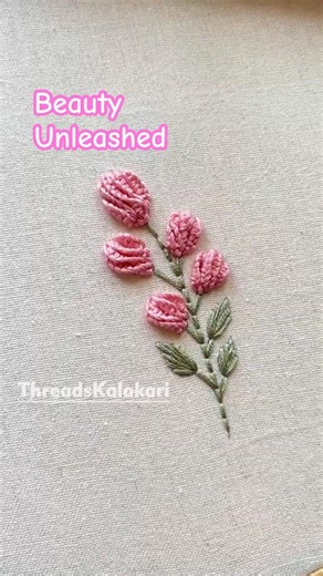 Hand Embroidery Designs Flower Pattern | Beginner Friendly Tutorial | Embroidery Stitches