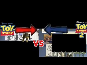 Toy Story DVD menu vs Toy Story 2 DVD menu
