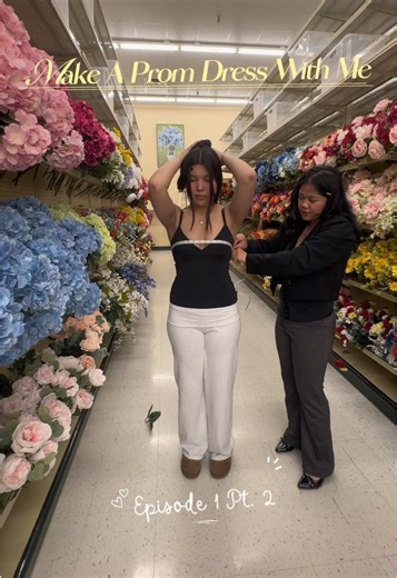 Make A Prom Dress With Me! Pt. 2! 🪩 The real designer life: learning the craft and the numbers behind it. I quoted this custom prom dress at $400, so I’m documenting the real process. The time, supplies, mistakes all of it~ to see what it truly costs to create. Today: 5 hours of work, a dye experiment that turned the fabric pink instead of plum, and another $17.52 in supplies. The fabric is now soaking overnight and I’m praying it wakes up the right color tomorrow 🙏🏽 #sewingtiktok #fashion #b